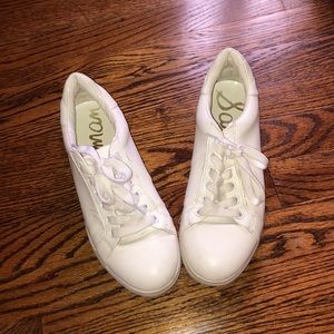 SAM EDELMAN white sneakers